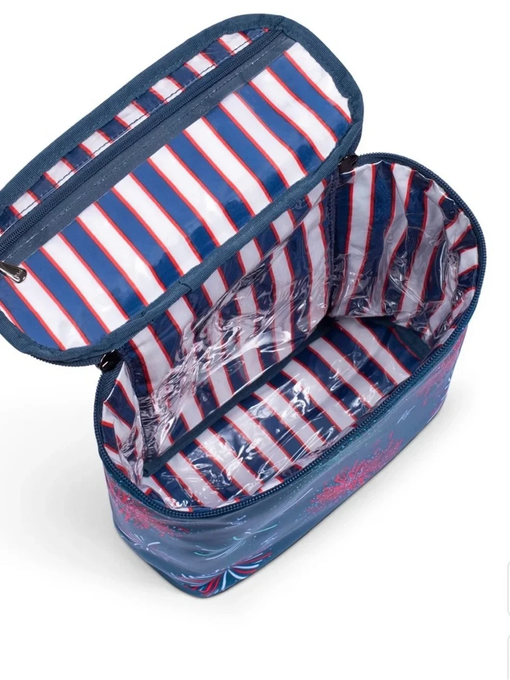 lug Dolly Cosmetic Case in Fireworks Navy